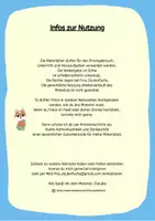 Vorschau - Mal- und Bastelvorlagen - Osterkarten basteln, malen und kleben, Bastelvorlage Ostern, Klasse 1, 2, 3, 4 - Seite 1