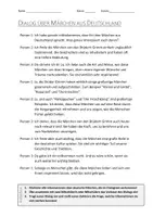 Vorschau - Arbeitsblätter - Kurze Dialogtexte über Märchen und die Brüder Grimm - Seite 2
