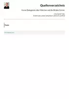 Vorschau - Arbeitsblätter - Kurze Dialogtexte über Märchen und die Brüder Grimm - Seite 1