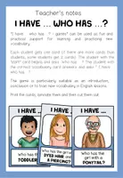 Vista previa - Juegos / Gamificación - DESCRIBING PEOPLE - I have ... who has ...? - página 1