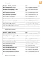 Vorschau - Arbeitsblätter - Comparative & Superlative - Partner interviews - Seite 1