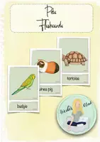 Vorschau - Bildkarten - Flashcards (Wort- / Bildkarten) pets / Haustiere - Deckblatt