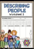 Vista previa - Hojas de trabajo - DESCRIBING PEOPLE - Worksheet 3 (Vocabulary) - Portada