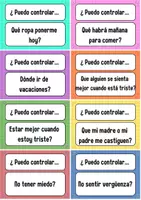 Vista previa - Tarjetas / Manipulativos - Control VS Descontrol - página 2