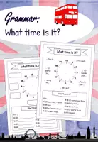 Vorschau - Arbeitsblätter - Grammar - What time is it? - Deckblatt