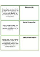 Vorschau - Arbeitsblätter - Merk es dir! Papiersorten-Zwillingsspiel für WG - Seite 1