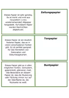 Vorschau - Arbeitsblätter - Merk es dir! Papiersorten-Zwillingsspiel für WG - Seite 2