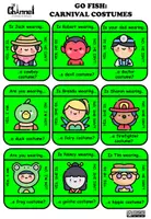 Vista previa - Juegos / Gamificación - CARNIVAL COSTUMES -Colour Go Fish - página 2