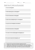 Vorschau - Arbeitsblätter - AB mit Fragen zum Thema "Ruhrgebiet" + Lösungsblatt + Infografik - Deckblatt