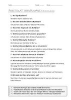 Vorschau - Arbeitsblätter - AB mit Fragen zum Thema "Rumänien" + Lösungsblatt + Mindmap + Infografik - Seite 3