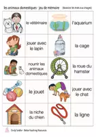 Aperçu - Jeux - les animaux domestiques jeu de mémoire français - Page 3