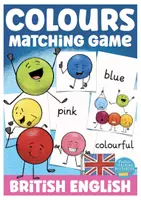 Vista previa - Juegos / Gamificación - colours British English matching cards game juego inglés - Portada