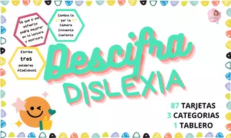 Vista previa - Refuerzo / NEE / Materiales de apoyo - Descifra, decodifica y entrena la Dislexia - Portada