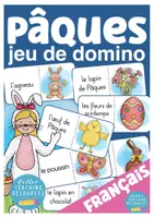Vista previa - Juegos / Gamificación - PÂQUES jeu de domino francés (Pascua) - Portada