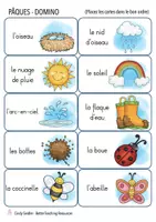 Vista previa - Juegos / Gamificación - PÂQUES jeu de domino francés (Pascua) - página 2