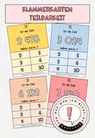 Vorschau - Aufgabenkarten - 6 Klammerkarten zur Teilbarkeit - Deckblatt