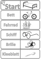 Vorschau - Stationenlernen - Domino - Wörter mit Doppelkonsonanten - Seite 1