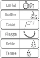 Vorschau - Stationenlernen - Domino - Wörter mit Doppelkonsonanten - Seite 2