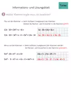 Vorschau - Arbeitsblätter - Terme - Flipbook (Merkheft) mit Lösungen & Infokarten für Freiarbeit - Seite 2