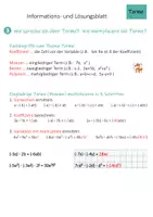 Vorschau - Arbeitsblätter - Terme - Flipbook (Merkheft) mit Lösungen & Infokarten für Freiarbeit - Seite 3
