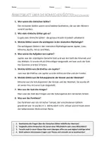 Vorschau - Arbeitsblätter - AB mit Fragen zum Thema "Römische Götter" + Lösungsblatt + Infografik - Seite 2