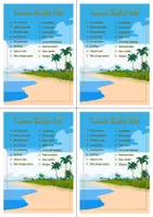 Vorschau - Bildkarten - Freebie - Summer Bucket List - Seite 3