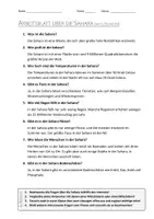 Vorschau - Arbeitsblätter - AB mit Fragen zum Thema "Sahara" + Lösungsblatt + Infografik - Seite 2
