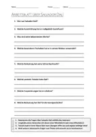 Vorschau - Arbeitsblätter - Lernposter + AB mit Fragen zum Thema "Salvador Dalí" + Lösungsblatt + Mindmap + Infografik - Seite 1