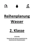 Vorschau - Unterrichtsreihen - Reihenplanung Wasser #Rabattraketen #Silvesterknaller25 - Deckblatt