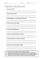 Vorschau - Arbeitsblätter - AB mit Fragen zum Thema "Sauerstoff" + Lösungsblatt + Infografik - Deckblatt