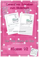 Vorschau - Arbeitsblätter - Generatives Schreiben - Der Wal nimmt ein Bad - Deckblatt