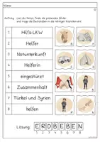 Vorschau - Arbeitsblätter - Erdbeben Lesespur - Seite 2