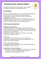 Vorschau - Arbeitsblätter - Bartimäus eine Stimme leihen - Jesus heilt Baritmäus - Methode - Seite 1
