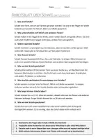 Vorschau - Arbeitsblätter - AB mit Fragen zum Thema "Schafe" + Lösungsblatt - Seite 1