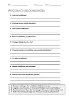 Vorschau - Arbeitsblätter - AB mit Fragen zum Thema "Schildkröten" + Lösungsblatt + Infografik - Deckblatt