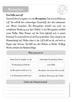 Vorschau - Anderer Materialtyp - Atmosphäre - Lesesinnverständnis - Seite 1