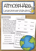 Vorschau - Anderer Materialtyp - Atmosphäre - Lesesinnverständnis - Deckblatt