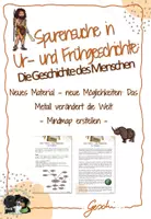 Vorschau - Arbeitsblätter - UR2 Spurensuche in Ur- und Frühgeschichte - 10. Stunde: Neues Material - neue Möglichkeiten: Das Metall verändert die Welt (Text, Mindmap) - Deckblatt