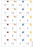 Vorschau - Arbeitsblätter - Rechenpuzzle ZR20 - Rechnen bis 20 - Fasching, Karneval - Seite 3