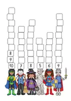 Vorschau - Anderer Materialtyp - Fasching – Zahlenreihen (dreifachdifferenziert) - Seite 2