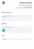 Vorschau - Arbeitsblätter - Biologie - DNA-Steckbrief Vorlage - Seite 1