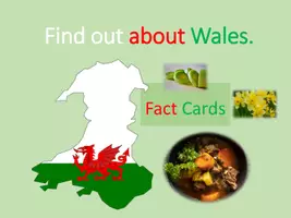 Vorschau - Arbeitsblätter - Find out about Wales - Fact Cards + Vocabularies + Tasks - Seite 1