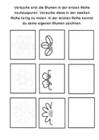 Vorschau - Arbeitsblätter - Op-Art Blumen - Kunstprojekt im Frühling & Sommer - Seite 3