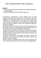 Vorschau - Arbeitsblätter - Die Gesellschaft im Alten Ägypten - Seite 3