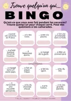 Vorschau - Arbeitsblätter - Trouve quelqu'un qui - Bingo après les vacances - Ferien - rentrée (Französisch) - Seite 1