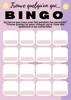 Vorschau - Arbeitsblätter - Trouve quelqu'un qui - Bingo après les vacances - Ferien - rentrée (Französisch) - Seite 3