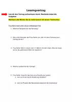 Vorschau - Arbeitsblätter - Leasingvertrag lesen und verstehen - Seite 1