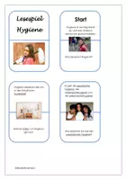 Vorschau - Arbeitsblätter - Lesespiel Hygiene PDF - Deckblatt