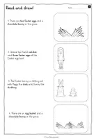 Vorschau - Arbeitsblätter - Easter - Read and Draw - Arbeitsblätter - Seite 3