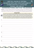 Vorschau - Arbeitsblätter - Talkshow:Rollenkarten Entführung Gäfgen - Moralisches Dilemma - Deckblatt